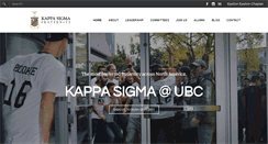 Desktop Screenshot of kappasigmaubc.com